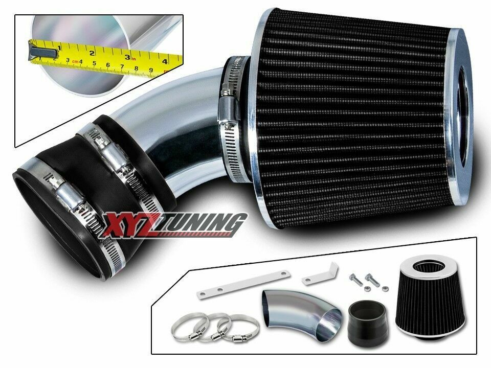 BLACK Short Ram Air Intake Induction Kit +Filter For 00-06 BMW E53 X5 All Models