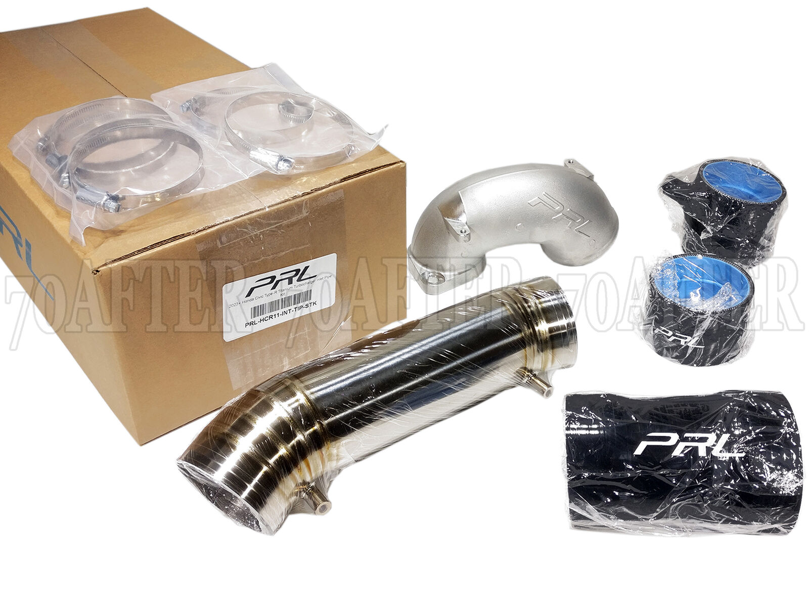PRL Titanium Street 80mm Turbo Inlet Pipes for 23+ Civic Type-R FL5 INSTOCK