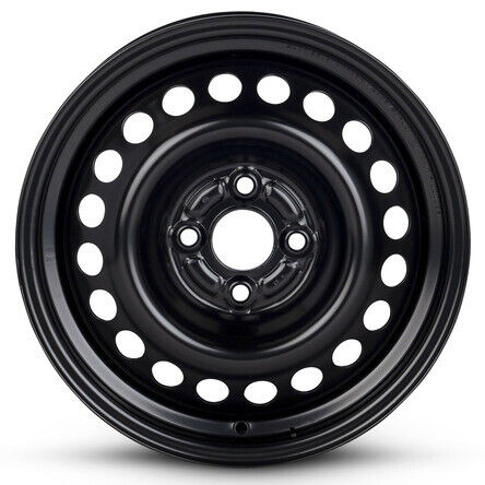 New Wheel For 2012-2014 Honda Insight 15 Inch 15x6” Painted Black Steel Rim