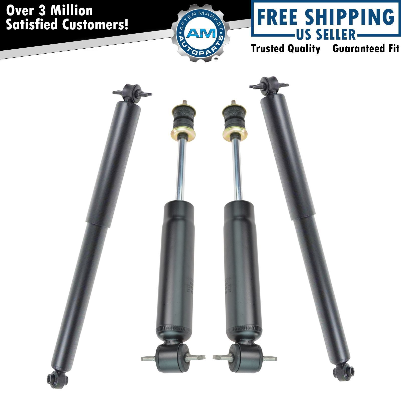Shock Absorbers Front Rear Set of 4 for S10 Blazer S15 Jimmy Sonoma Hombre 2WD