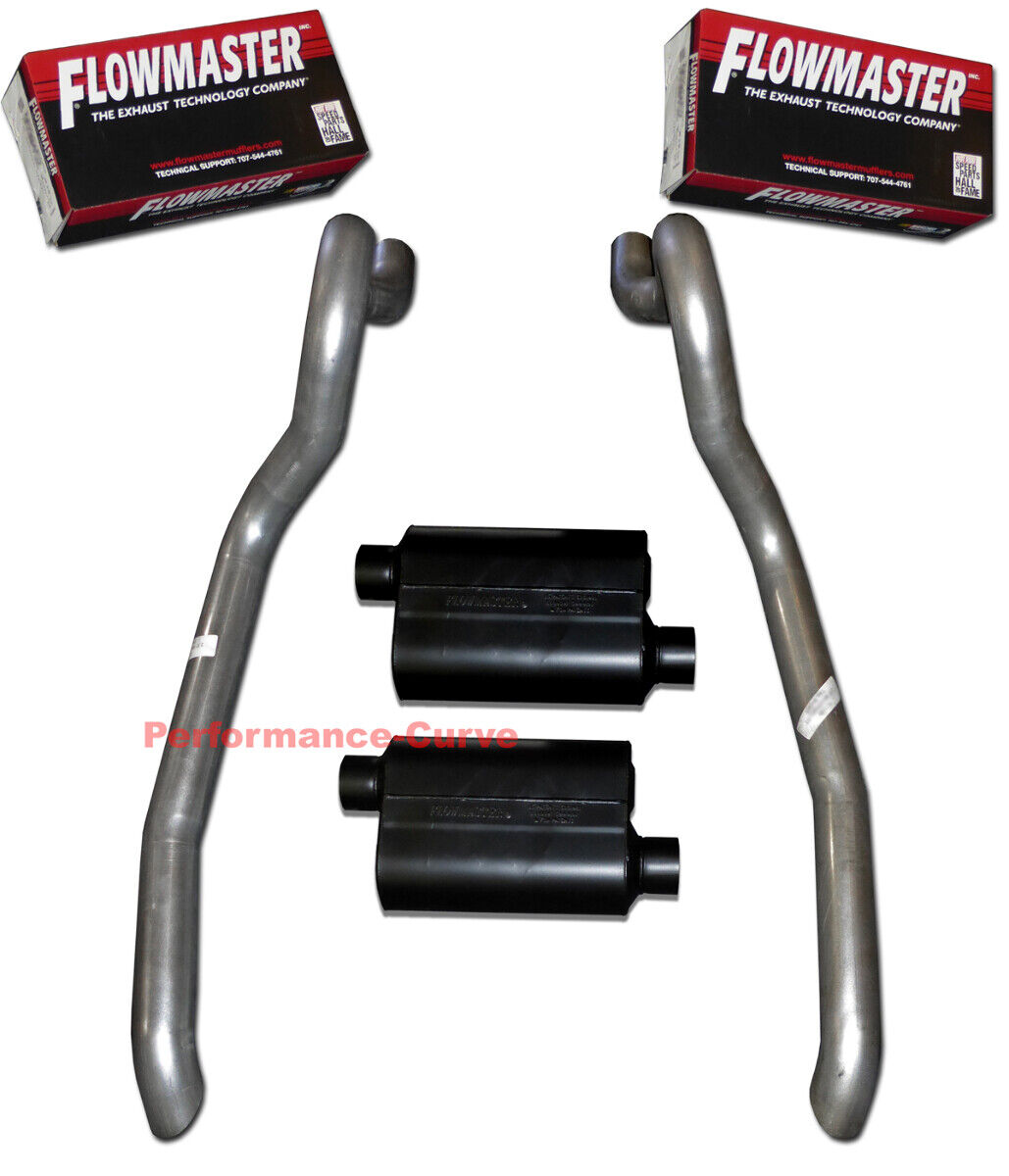 86-93 Ford Mustang GT 5.0 Exhaust System w/ Flowmaster Super 44 Mufflers