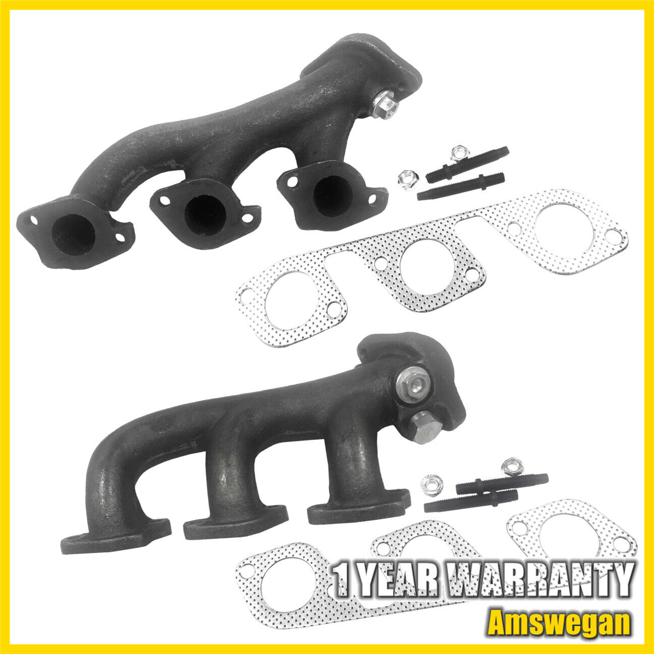Left & Right Exhaust Manifold For 99-08 Ford F150 E150 Pickup Econoline 674-555