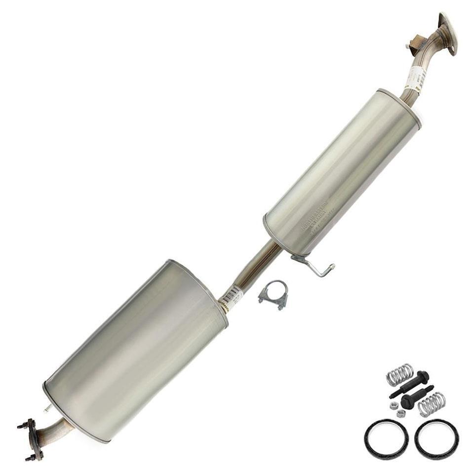 Stainless Steel Exhaust Resonator Muffler Pipe fits 2003-2011 Honda Element 2.4L