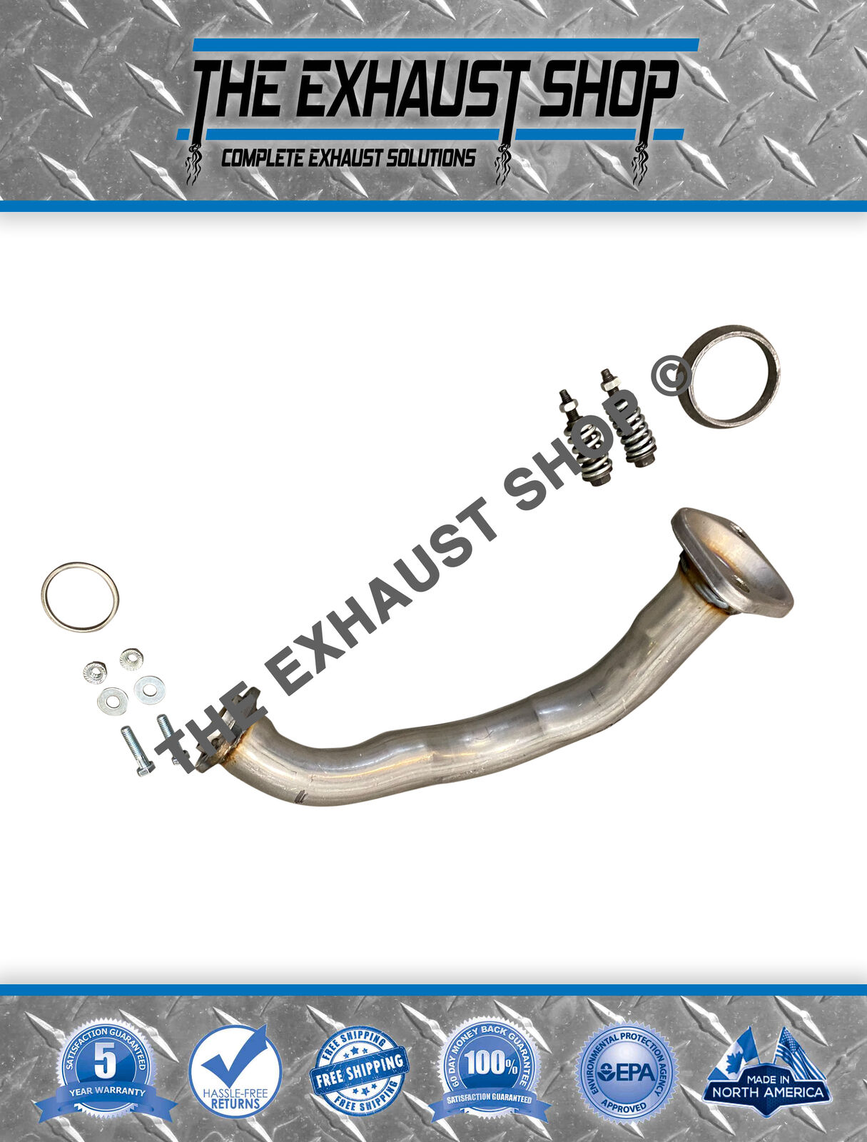 FITS: 2013-2018 Toyota RAV4 2.5L Front Exhaust Pipe