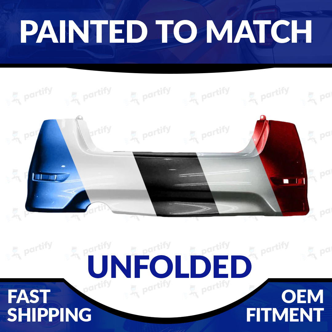 NEW Painted To Match Unfolded Rear Bumper For 2013-2015 Nissan Sentra SR Model