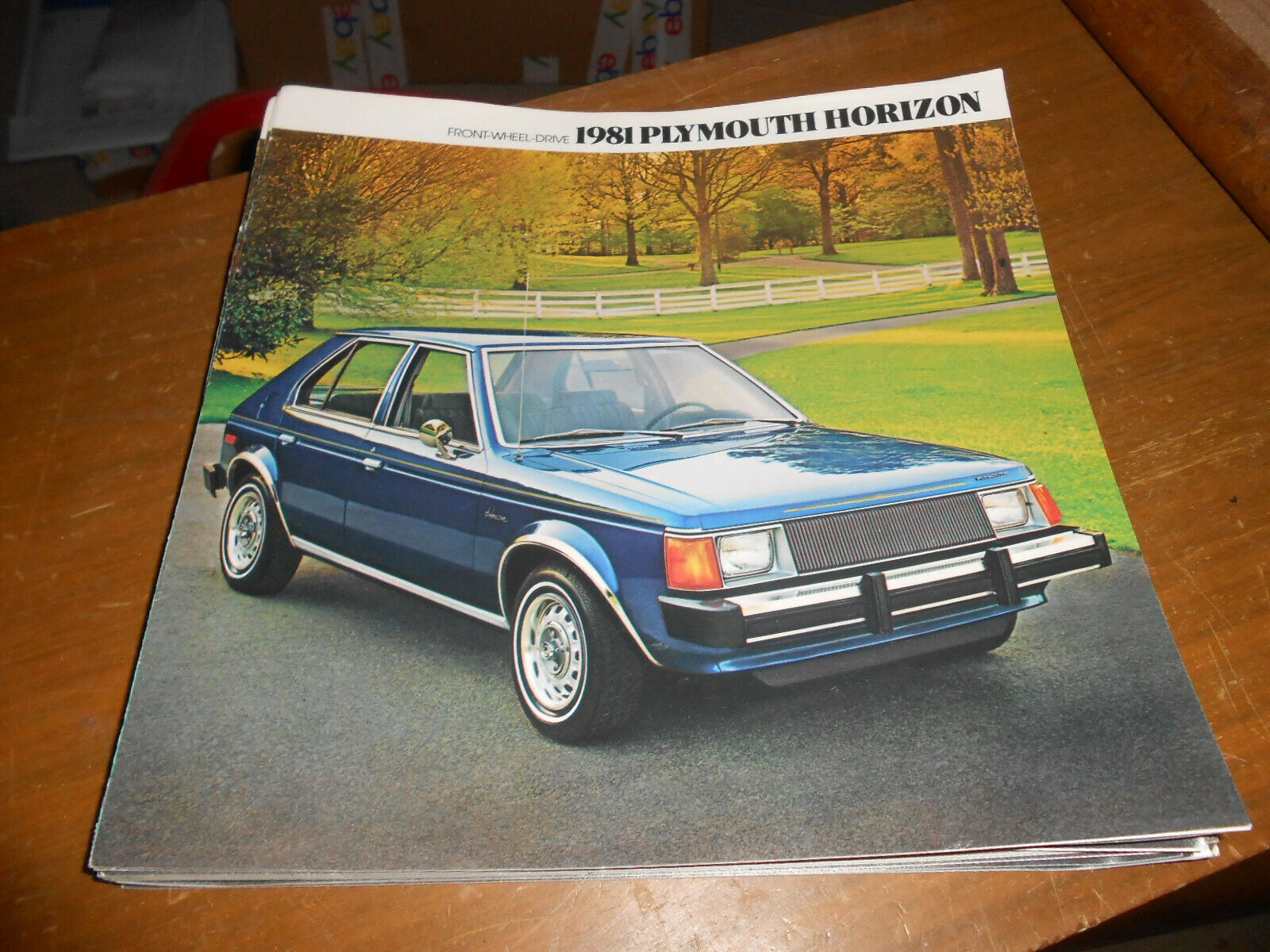 NOS 1981 Plymouth Horizon FWD Dealer Only Brochure