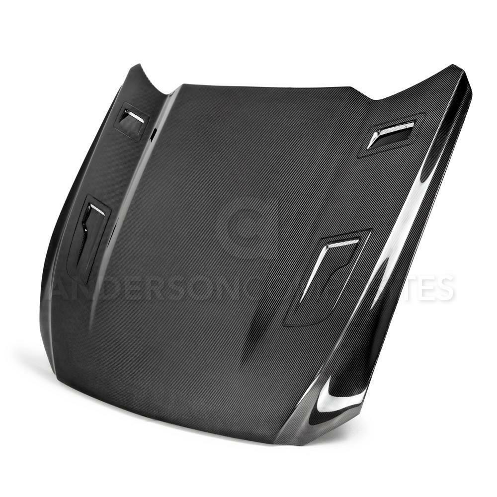 Carbon Fiber Hood FOR 15-17 FORD MUSTANG TYPE-GTH AC-HD15FDMU-AT-DS