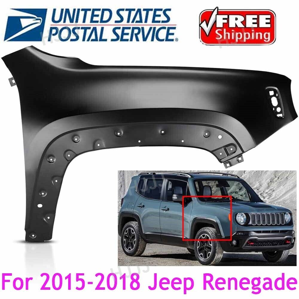 CH1241284C New Replacement Fron Passenger Side Fender for 2015-22 JEEP RENEGADE