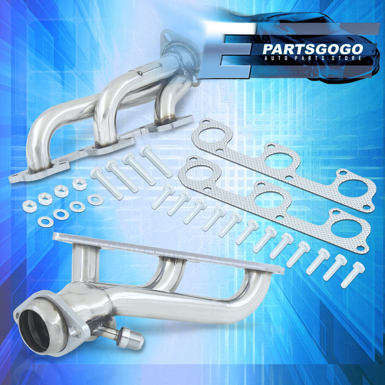 For 01-11 Ford Ranger / Explorer 4.0L V6 Stainless Steel Exhaust Shorty Headers
