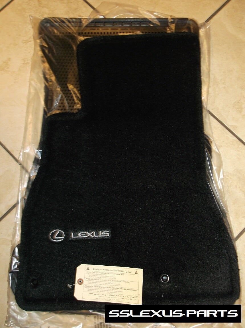 Lexus SC430 (2002-2010) OEM Genuine 4pc CARPET FLOOR MATS (Black) PT208-24010-02