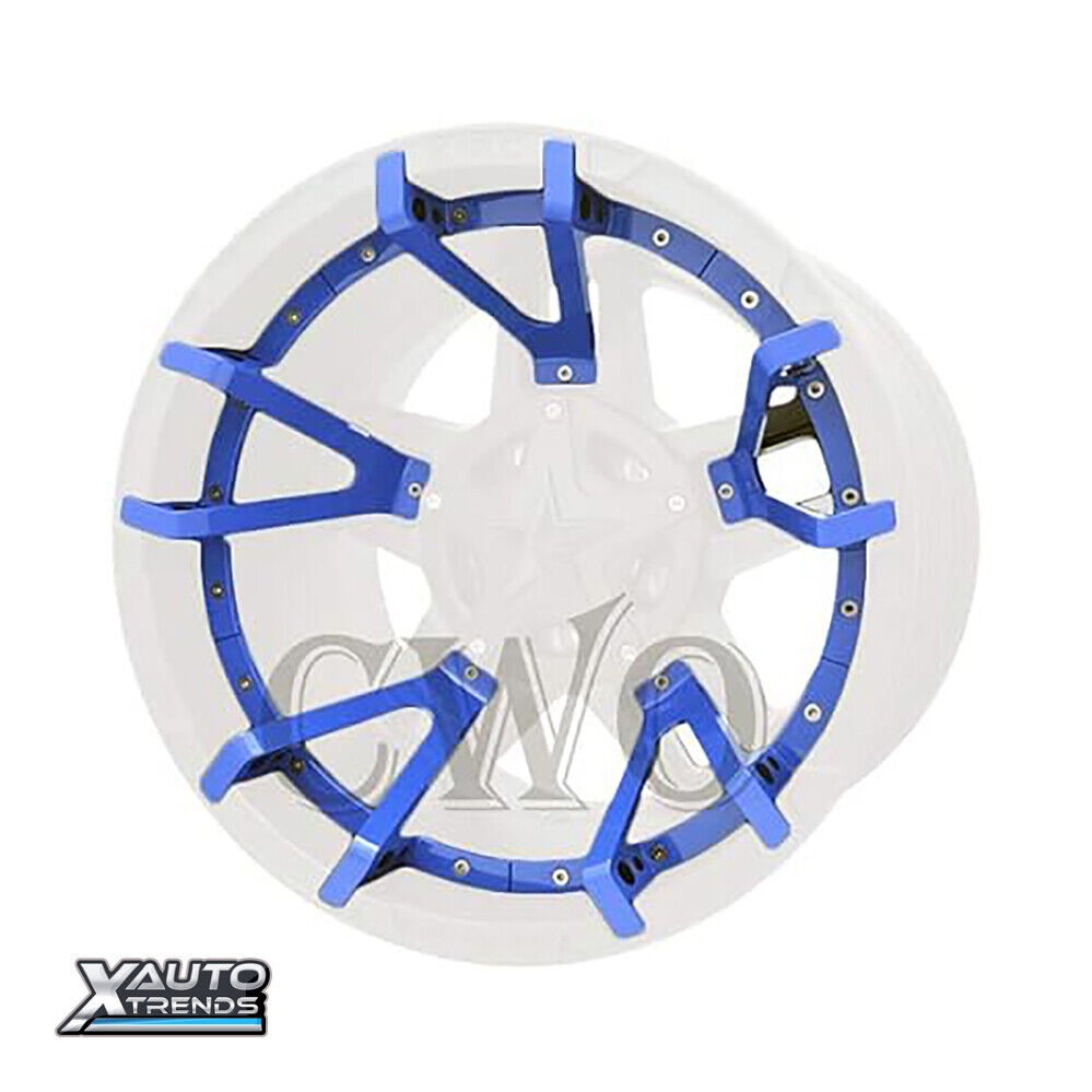 KMC XD Series XD827 Wheel Split Spoke Insert 22X12 Blue 5 Pcs 827SS222-BL