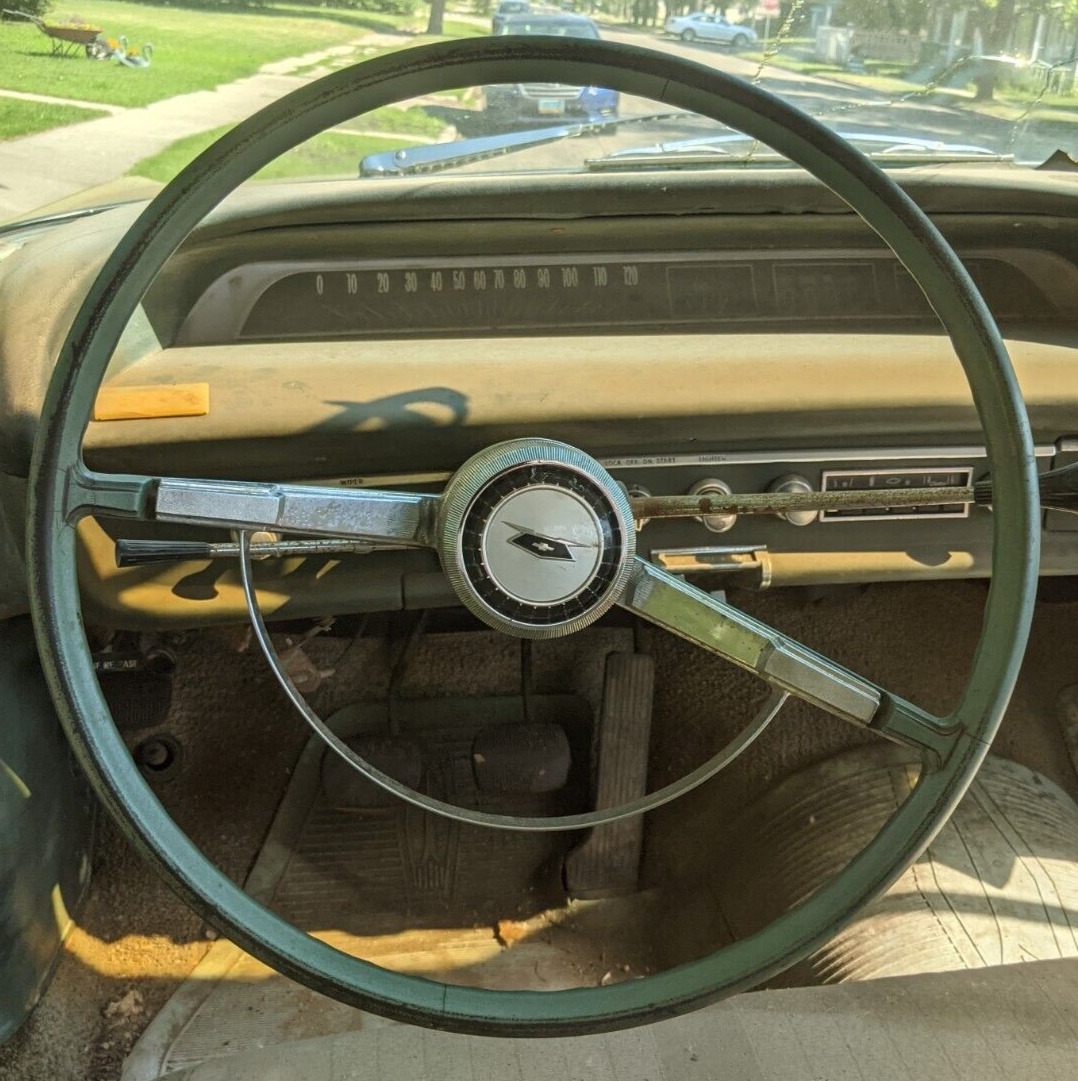Steering Wheel Rim Blow 64 1964 Impala Chevy Chevrolet Belair Biscayne 63 1963