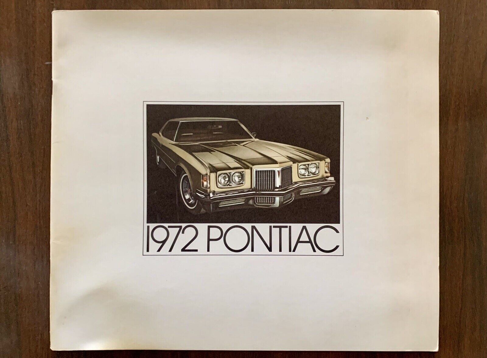 1972 Pontiac Full Line GTO Trans Am Firebird LeMans Brochure Catalog 10.5x12 BIG