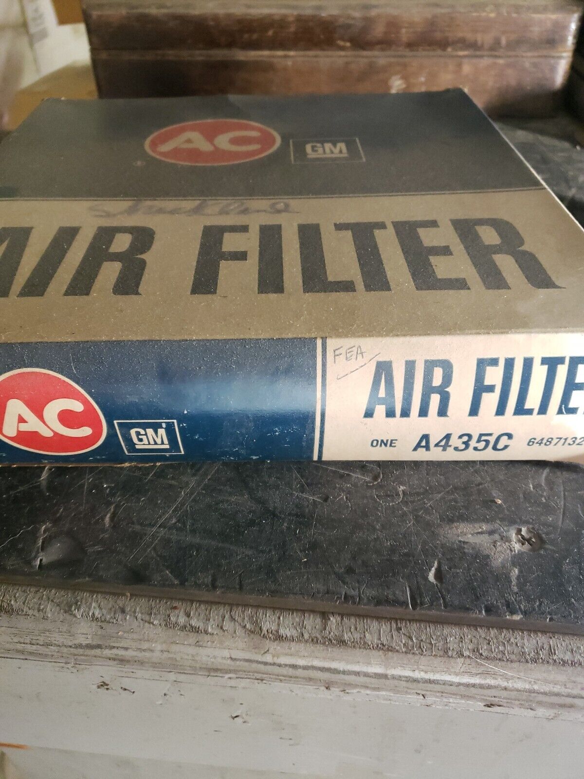 NOS AC A435C Air Filter For 71-72 Ford Pinto 6487132
