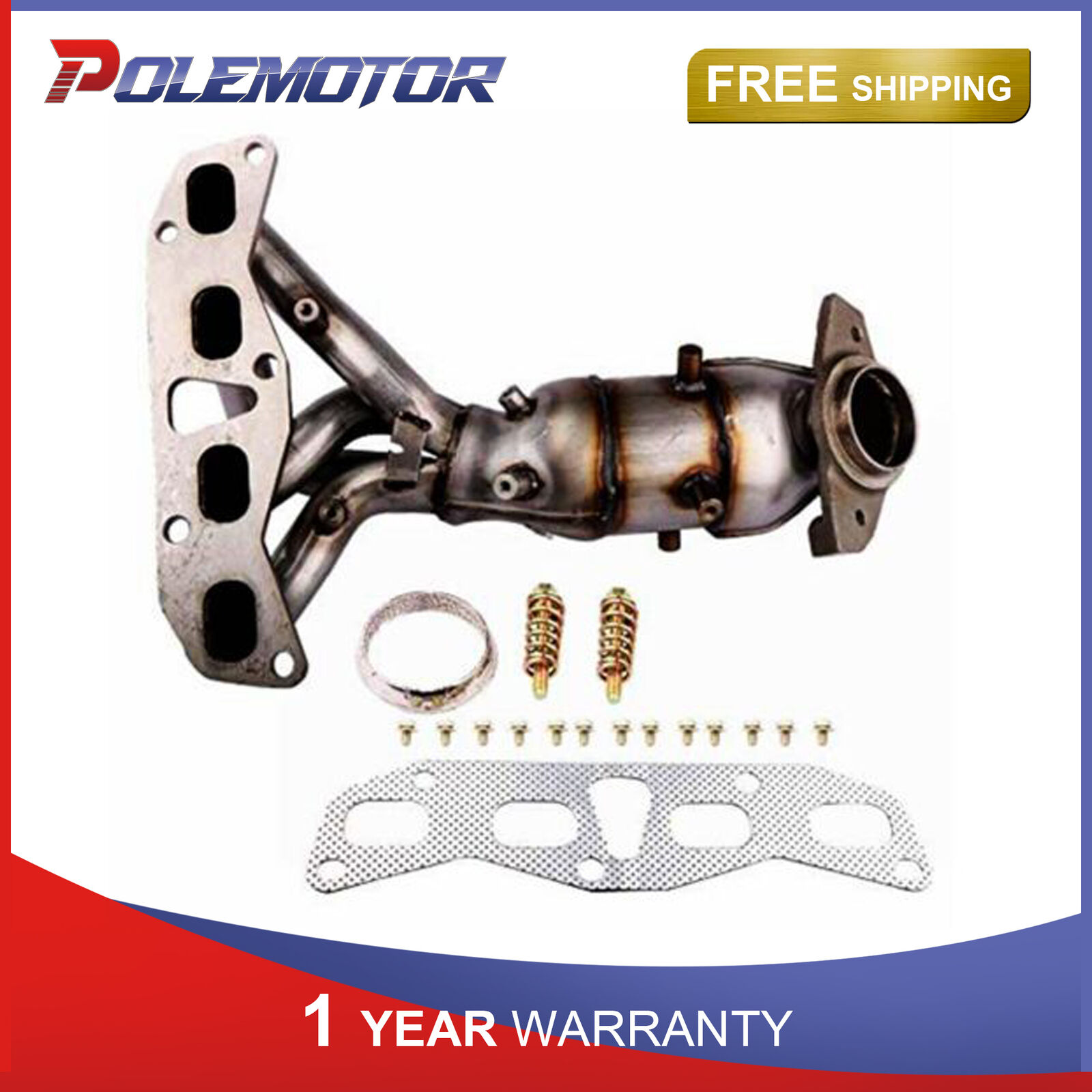 Catalytic Converter Exhaust Manifold For Nissan Altima Sentra L4 2.5L 674-659