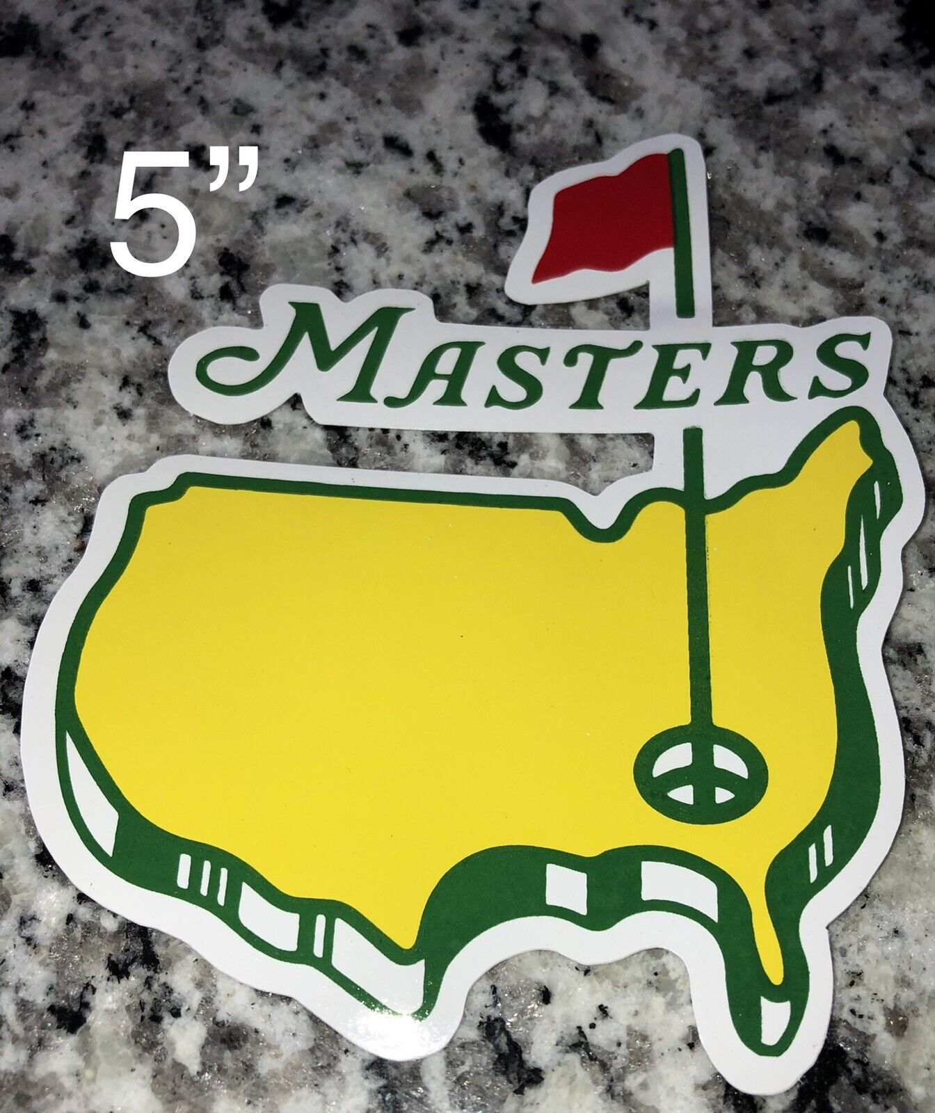 Masters Golf Augusta National Car Window Yeti Sticker Logo Vinyl 5” Die Cut PGA