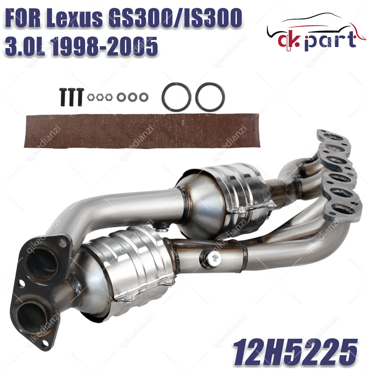 For Lexus GS300 3.0L Dual Manifold Catalytic Converters 1998-2005 OBDII 12H5225