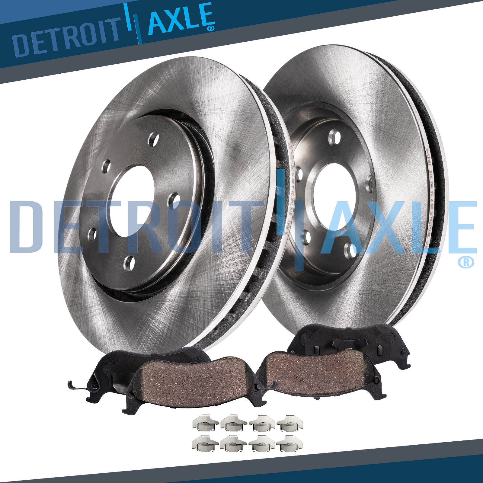 286mm Front Disc Rotors + Brake Pads for Chevrolet Lumina Monte Carlo Pontiac
