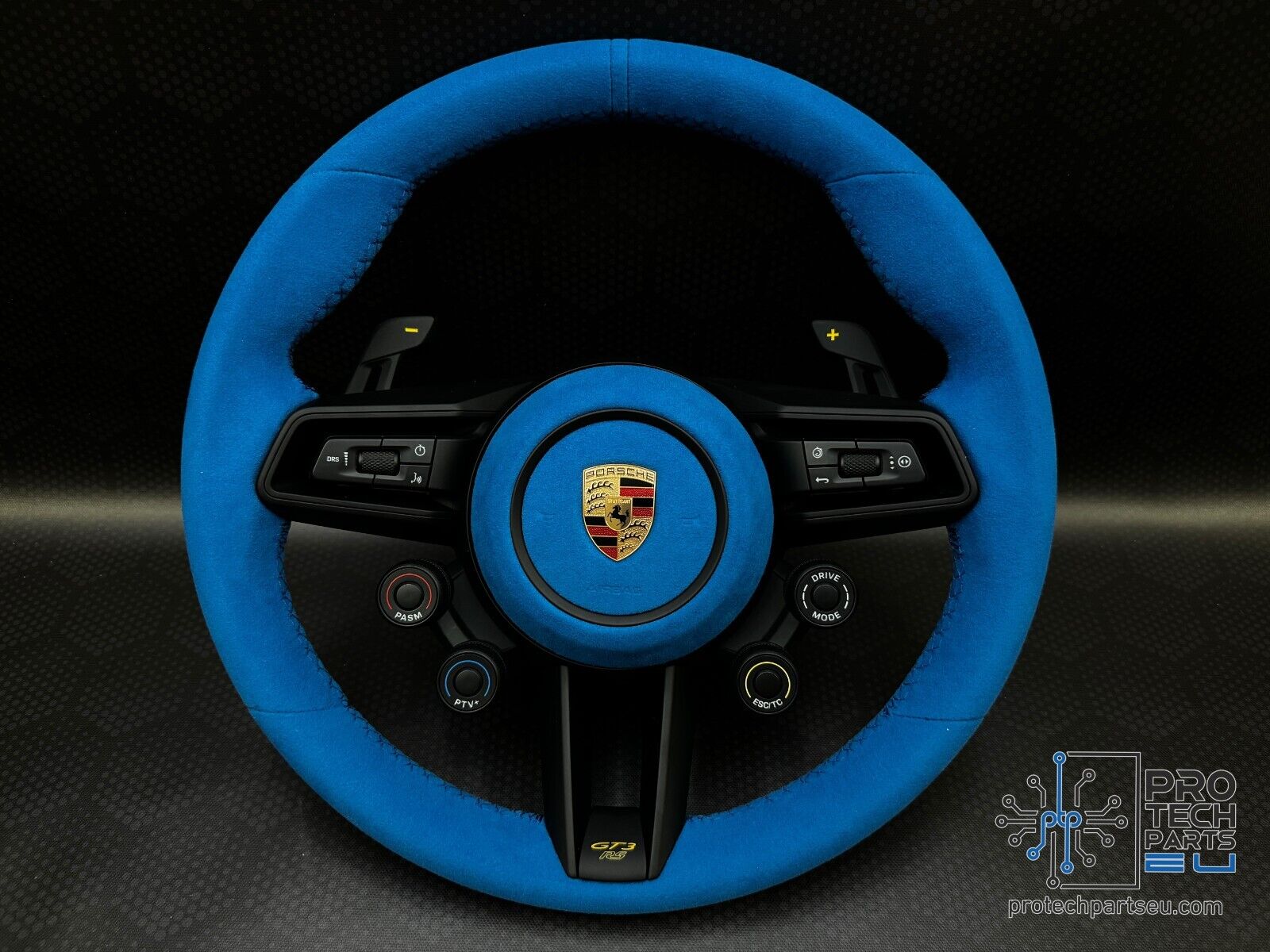 Porsche Steering wheel 992 GT3RS 911 weissach package speed/shark blue + cover