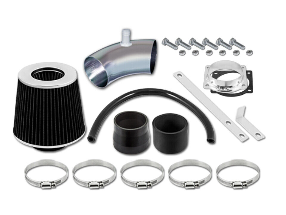 Black Short Ram Air Intake Kit + Filter For 01-04 Mazda Tribute 3.0 V6