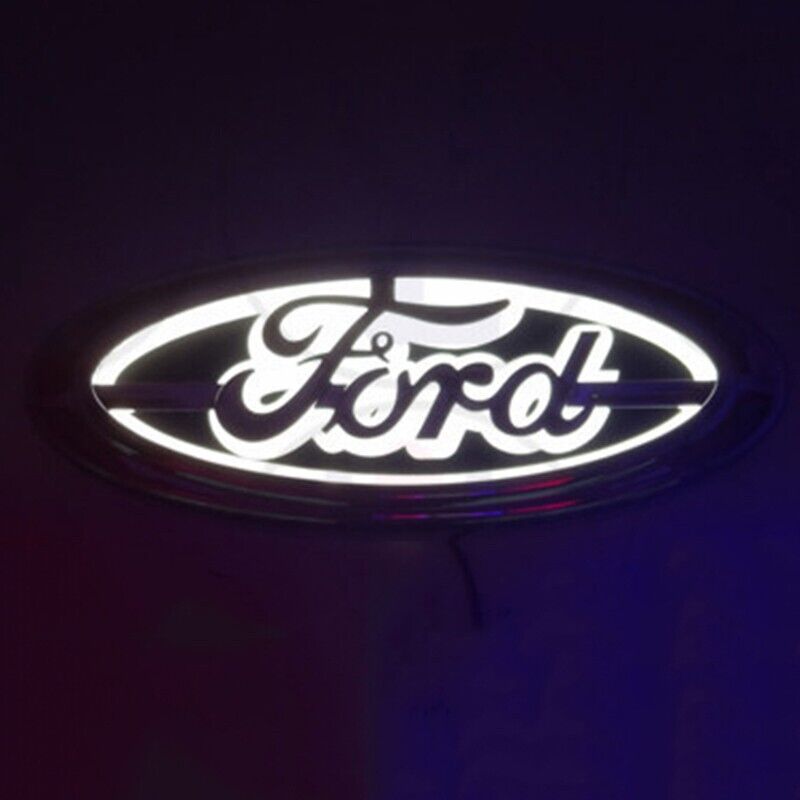 5D LED Light Auto Rear Emblem Badge Decal for Ford Explorer Fiesta Focus Mondeo