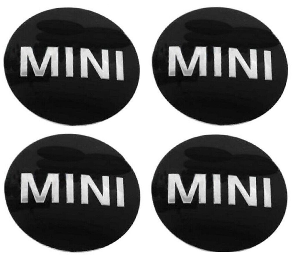 Genuine OEM Set of 4 Wheel Center Emblems for Mini Cooper R50 R52 R53 R55 R56