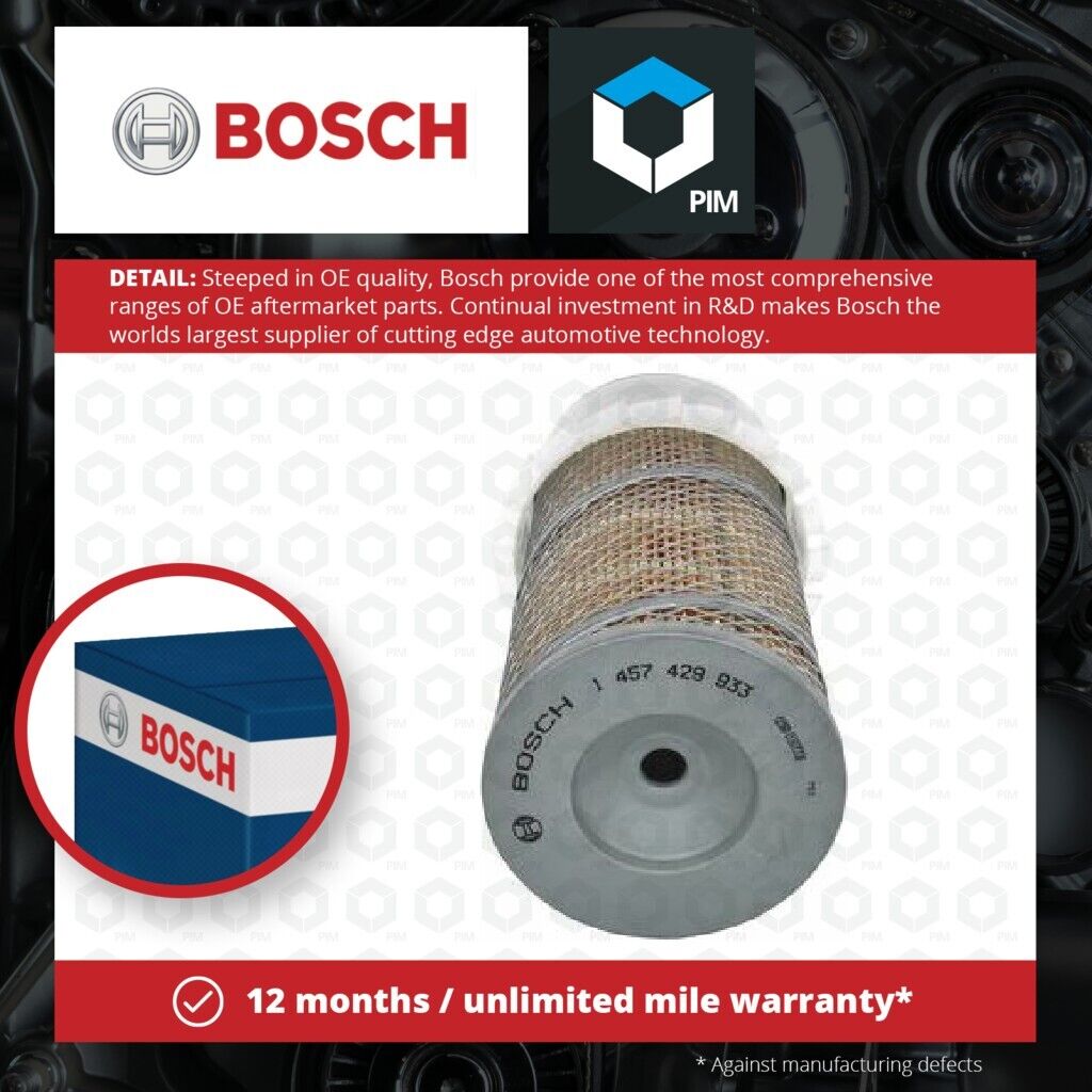Air Filter fits MITSUBISHI L300 Mk2 2.3D 83 to 86 4D55 Bosch MD064346 MD603346