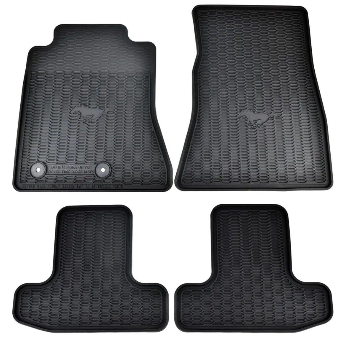2015 - 2023 Ford Mustang All Weather Contour Floor Mats FR3Z-6313300-BA