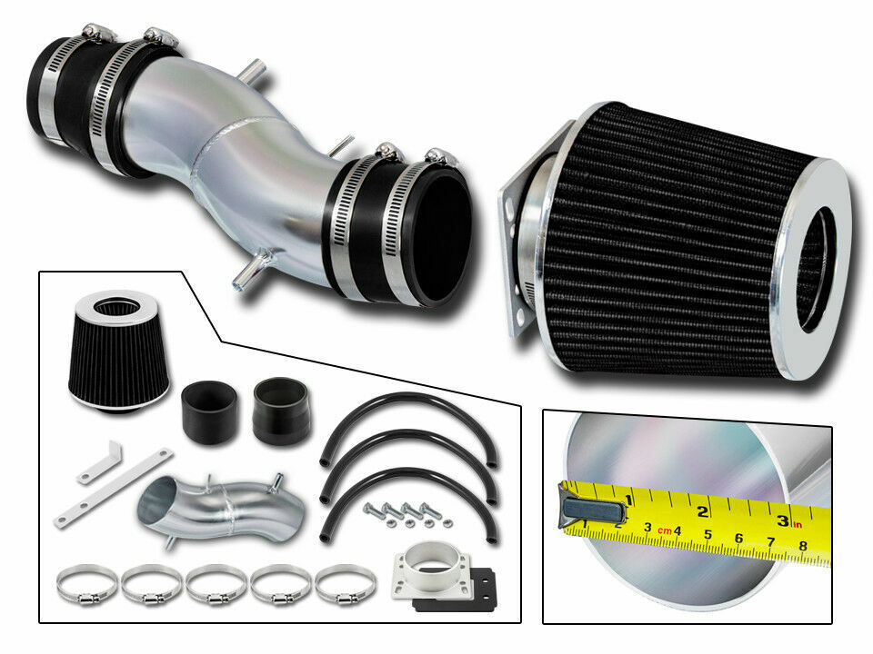 BCP BLACK For 93-97 Altima/91-99 Sentra 200SX G20 Ram Air Intake Kit+Filter
