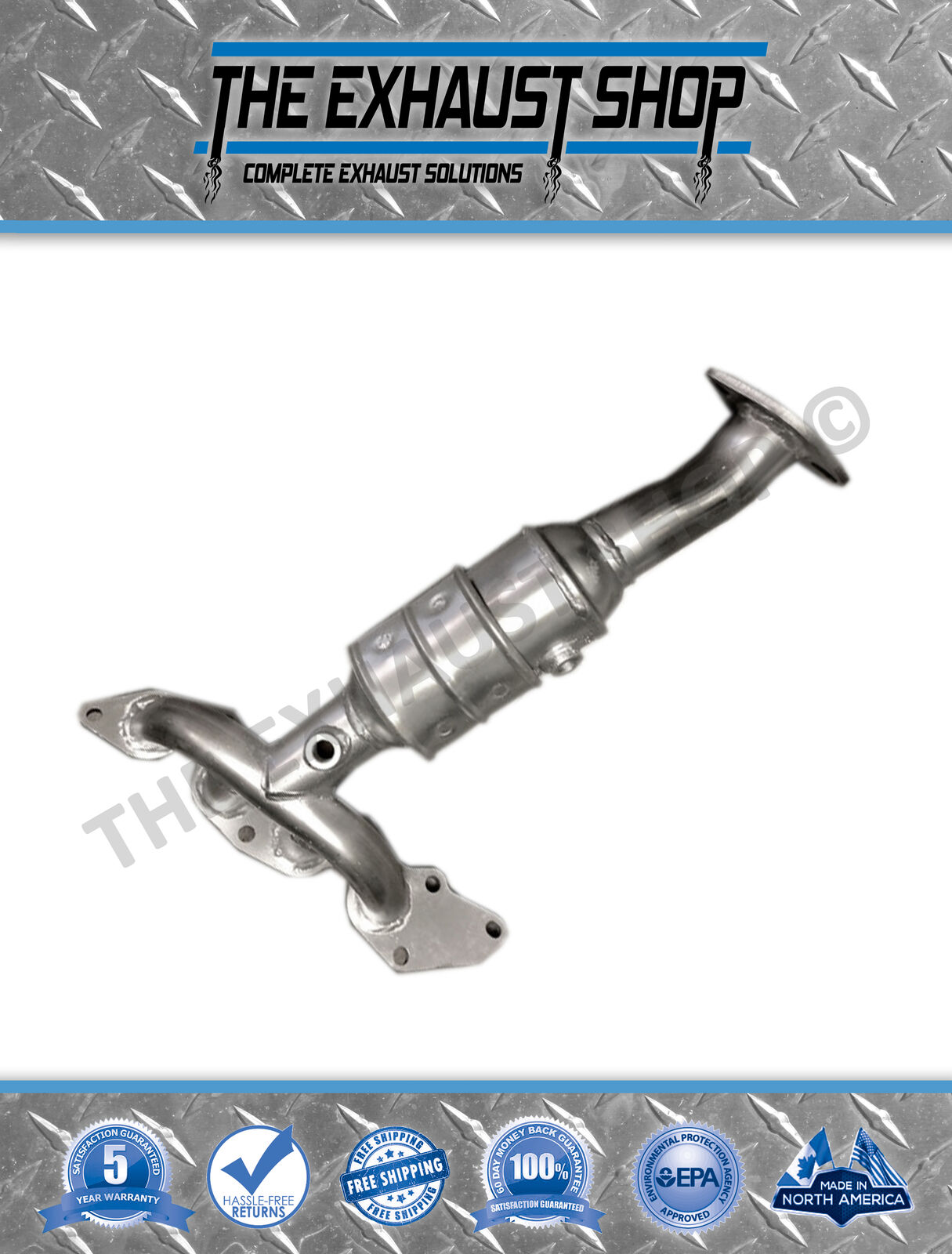 FITS: 2006-2009 FORD FUSION/MERCURY MILAN 2.3L FRONT CATALYTIC CONVERTER