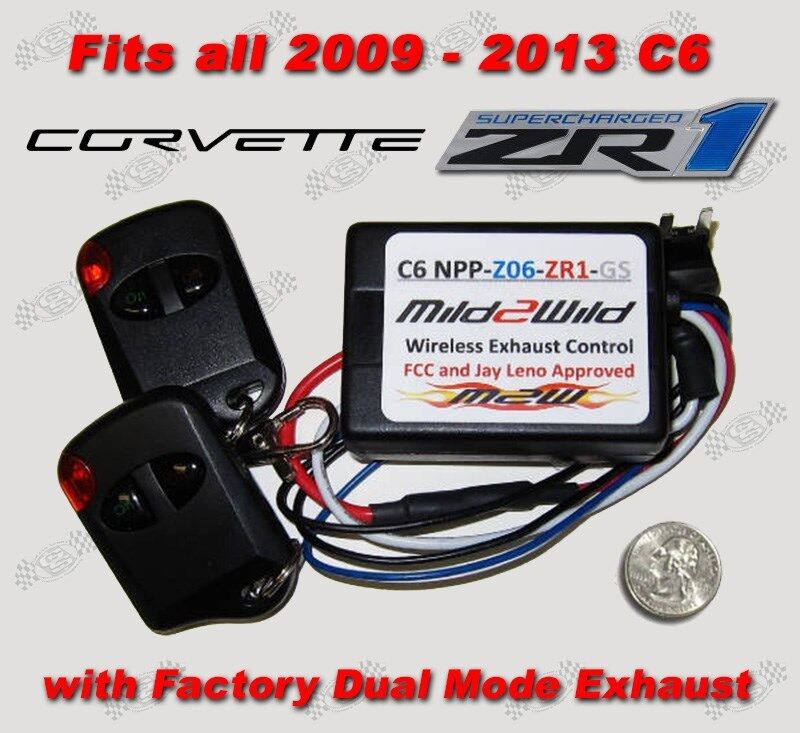 2009 - 2013 C6 Corvette ZR1 Mild 2 Wild NPP Exhaust Control  - FREE USA Shipping