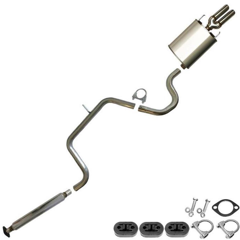 Cat back Exhaust System w/ Hangers + Bolts compatible with : 2003-04 Buick Regal