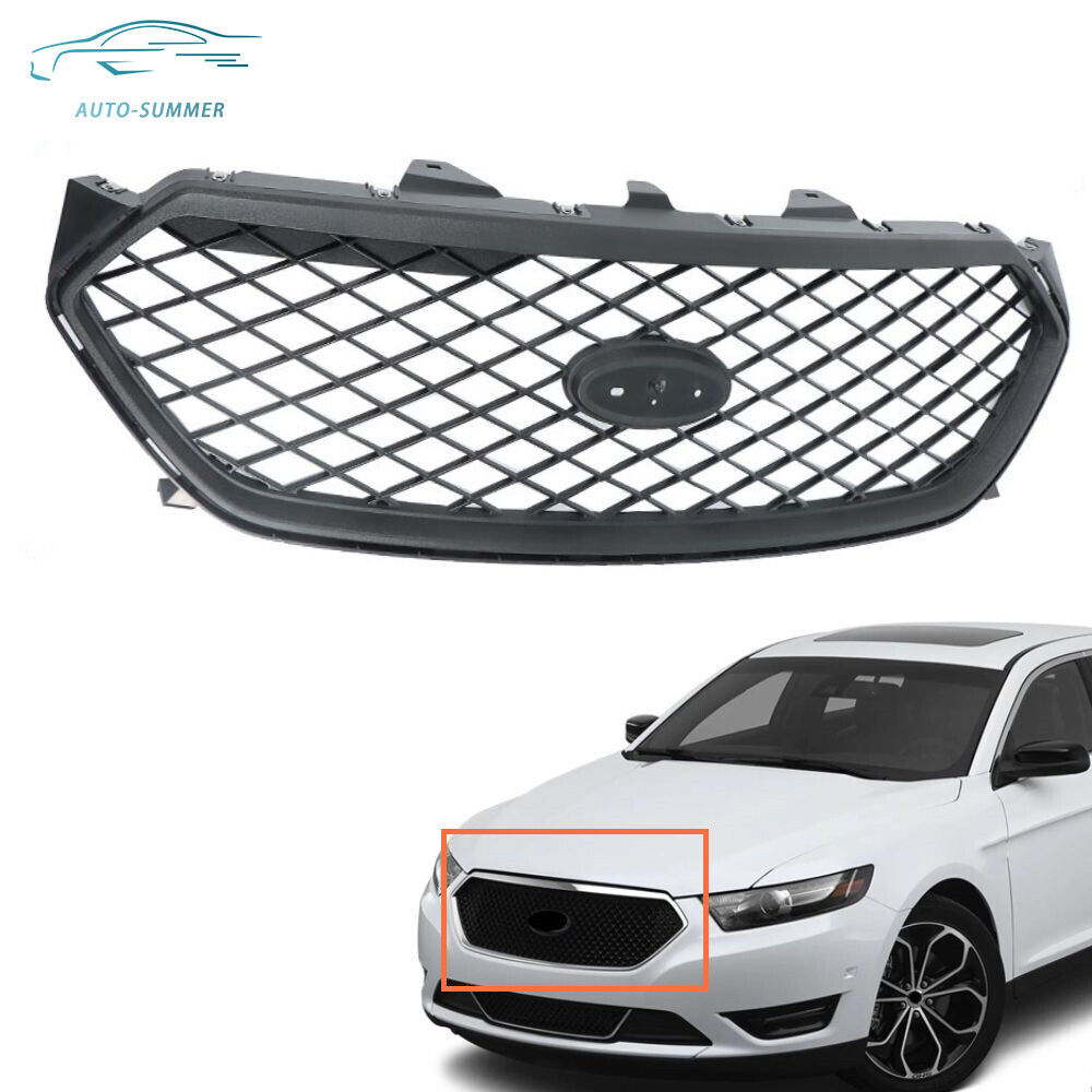 For 2013-2017/2018/2019 Ford Taurus Front Bumper Upper Grille Grill Mesh