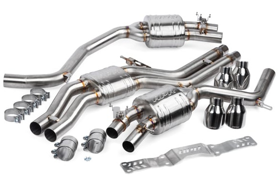 APR Exhaust Catback System With Center Muffler 4.0 TFSI C7 For Audi S6 / S7