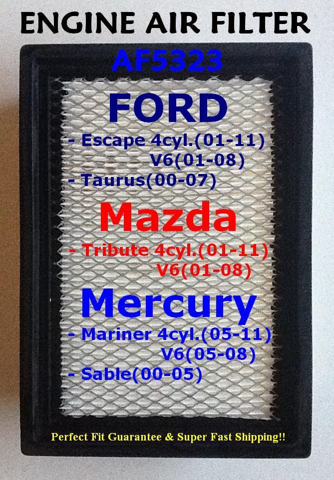 Ford Mazda Mercury Quality Air Filter AF5323 Escape Taurus/ Tribute/ Mariner^o^