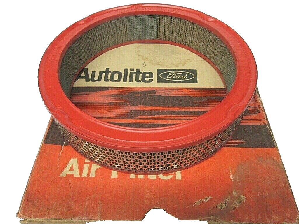 NOS 67 69 Mustang Fairlane Falcon Comet 6 cylinder Autolite Air Filter C8ZZ-9601