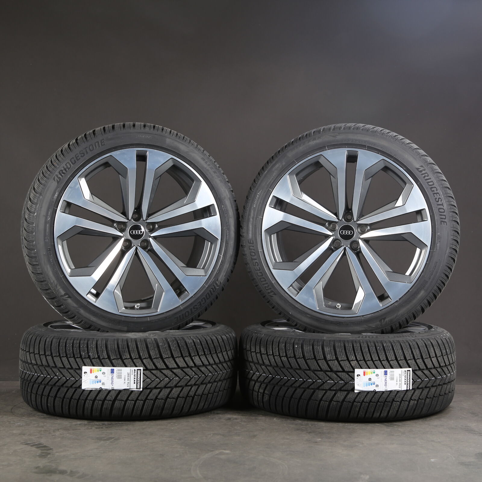 22 Inch Winter Tyres Audi Q8 SQ8 RSQ8 4M8601025K 4MN Rims Winter Tires