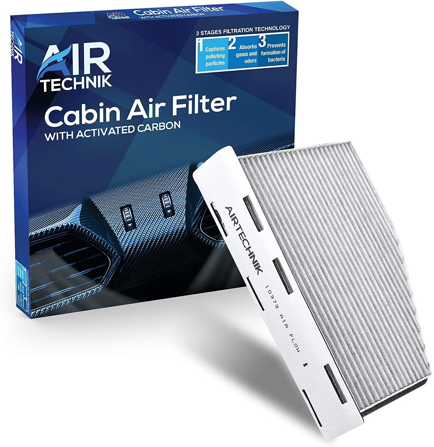AirTechnik CF10373 Cabin Air Filter w/Activated Carbon | Fits Audi A3/A3...