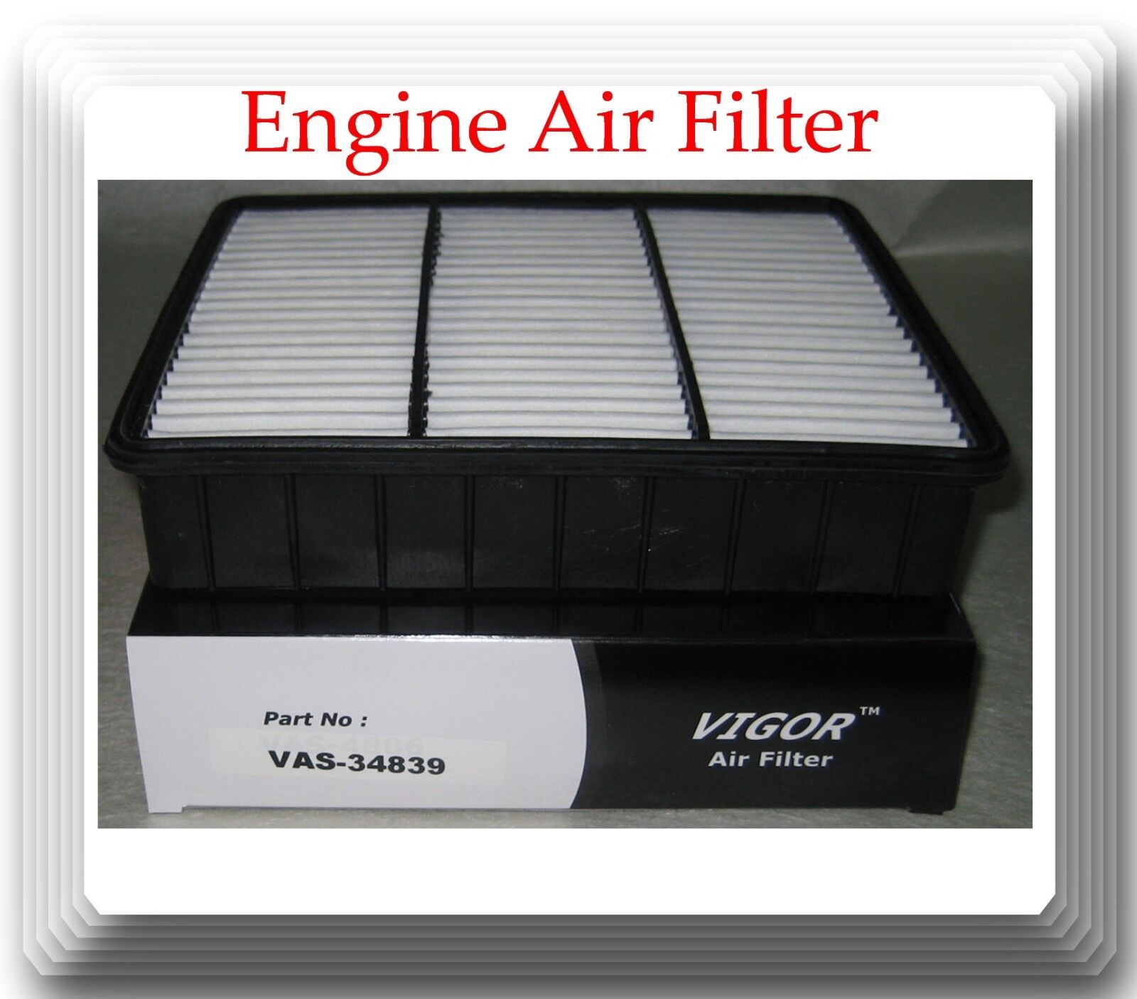 Engine Air Filter SA4839 Fits: Dodge Eagle Mitsubishi Plymouth 