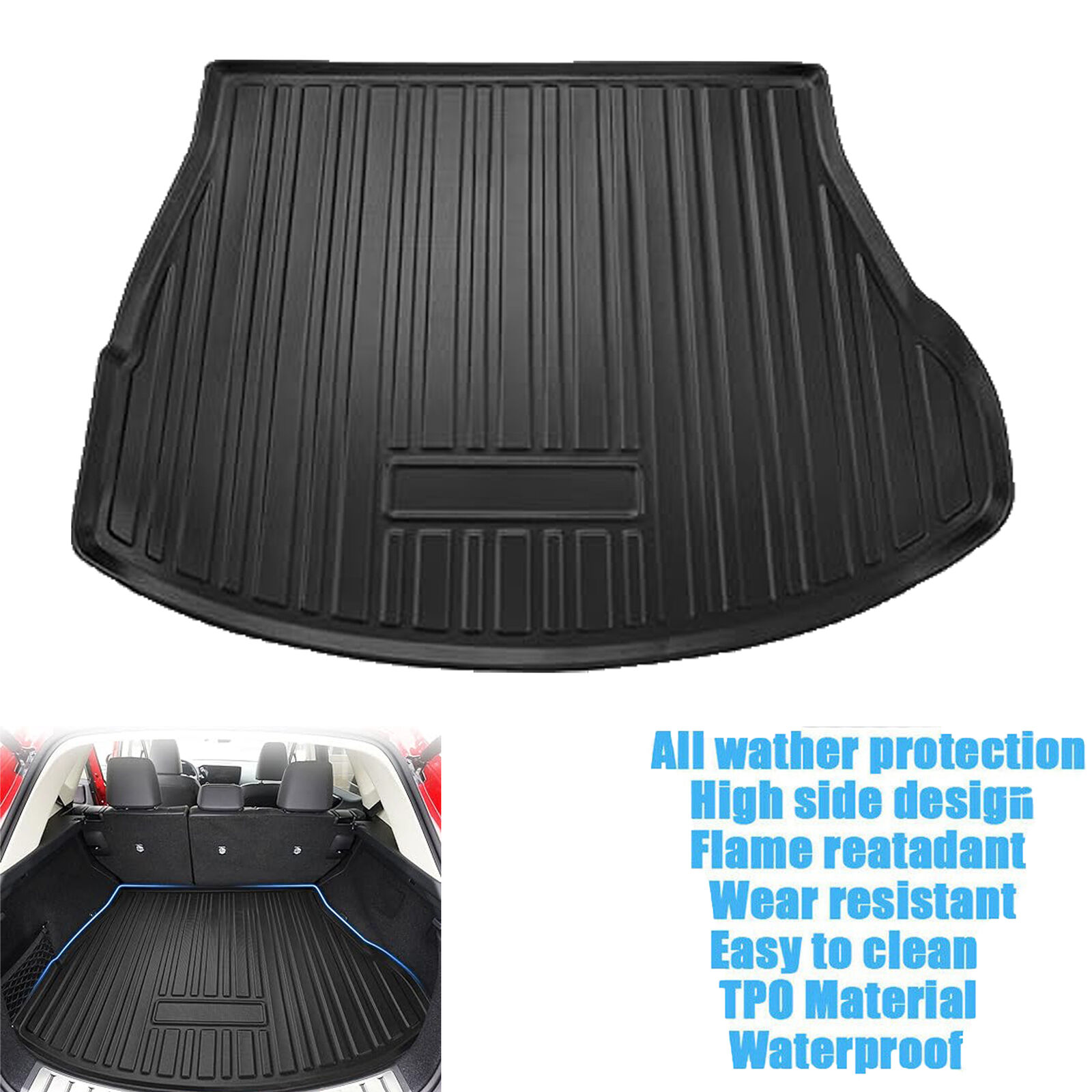 Trunk Liner Mat for 2022-2024 Lexus NX NX250 NX350 NX450h+ NX350h Waterproof