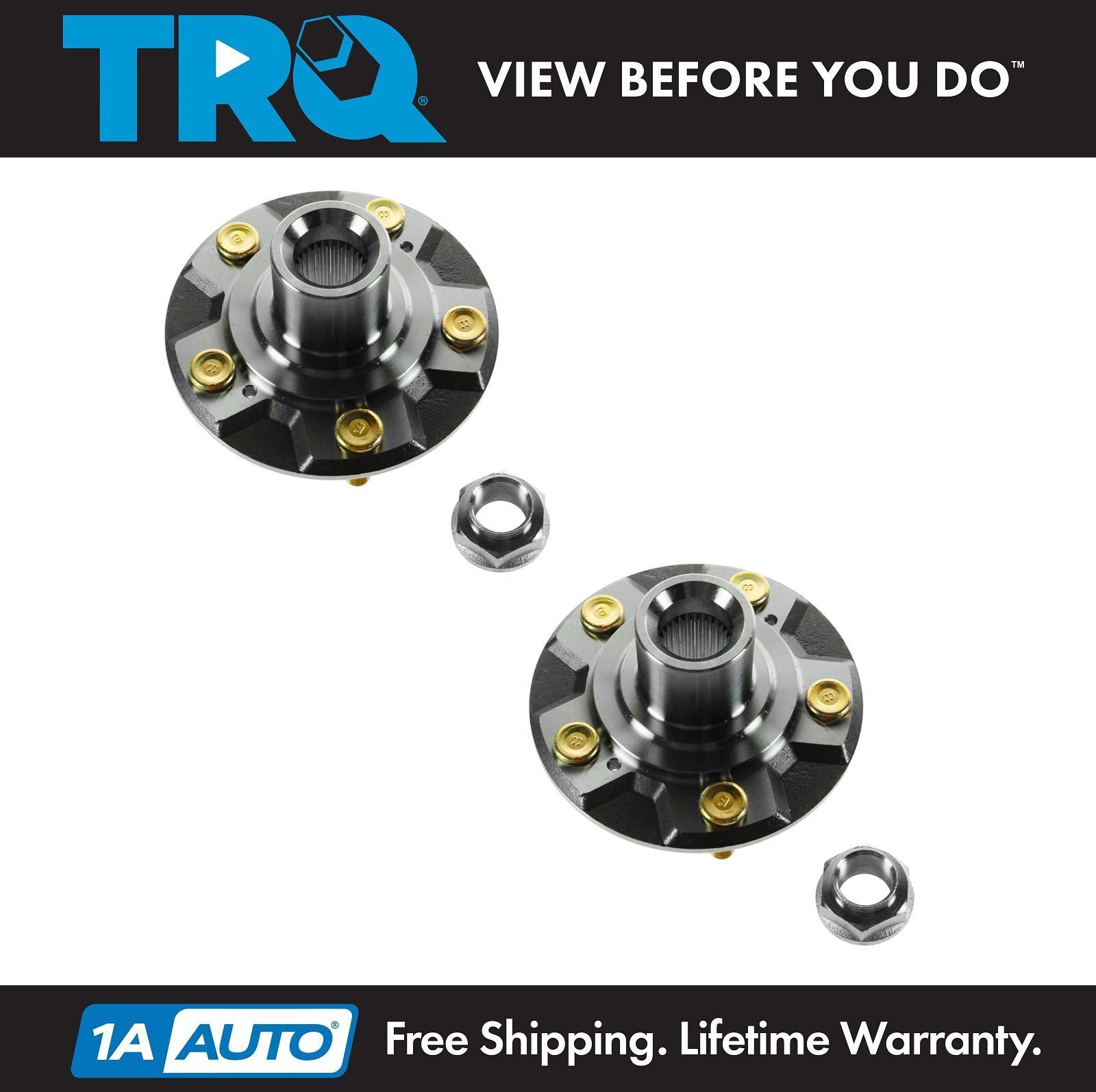 TRQ Wheel Hubs Front Left LH & Right RH Pair Set for Acura RL 3.2TL TL
