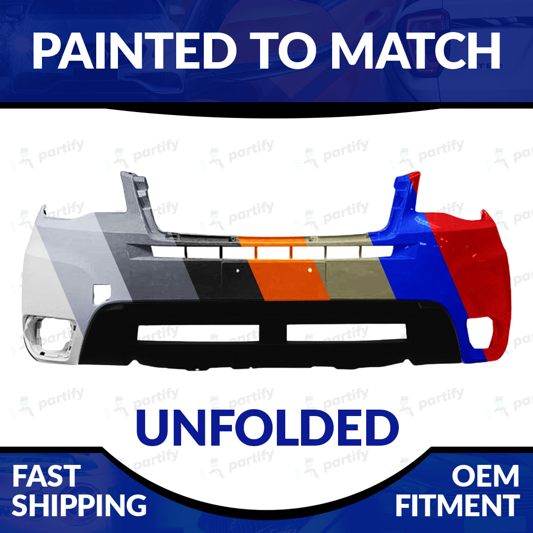 NEW Paint To Match Unfolded Front Bumper For 2014 2015 2016 Subaru Forester 2.5i