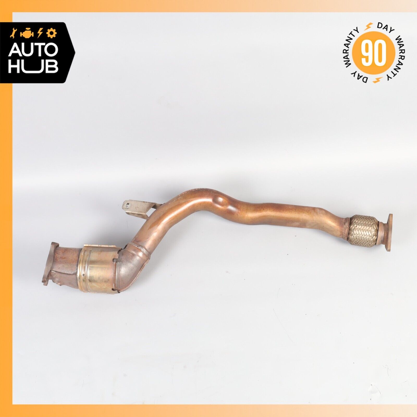 03-12 Bentley Continental GT GTC 6.0L W12 Exhaust Downpipe Right Side OEM