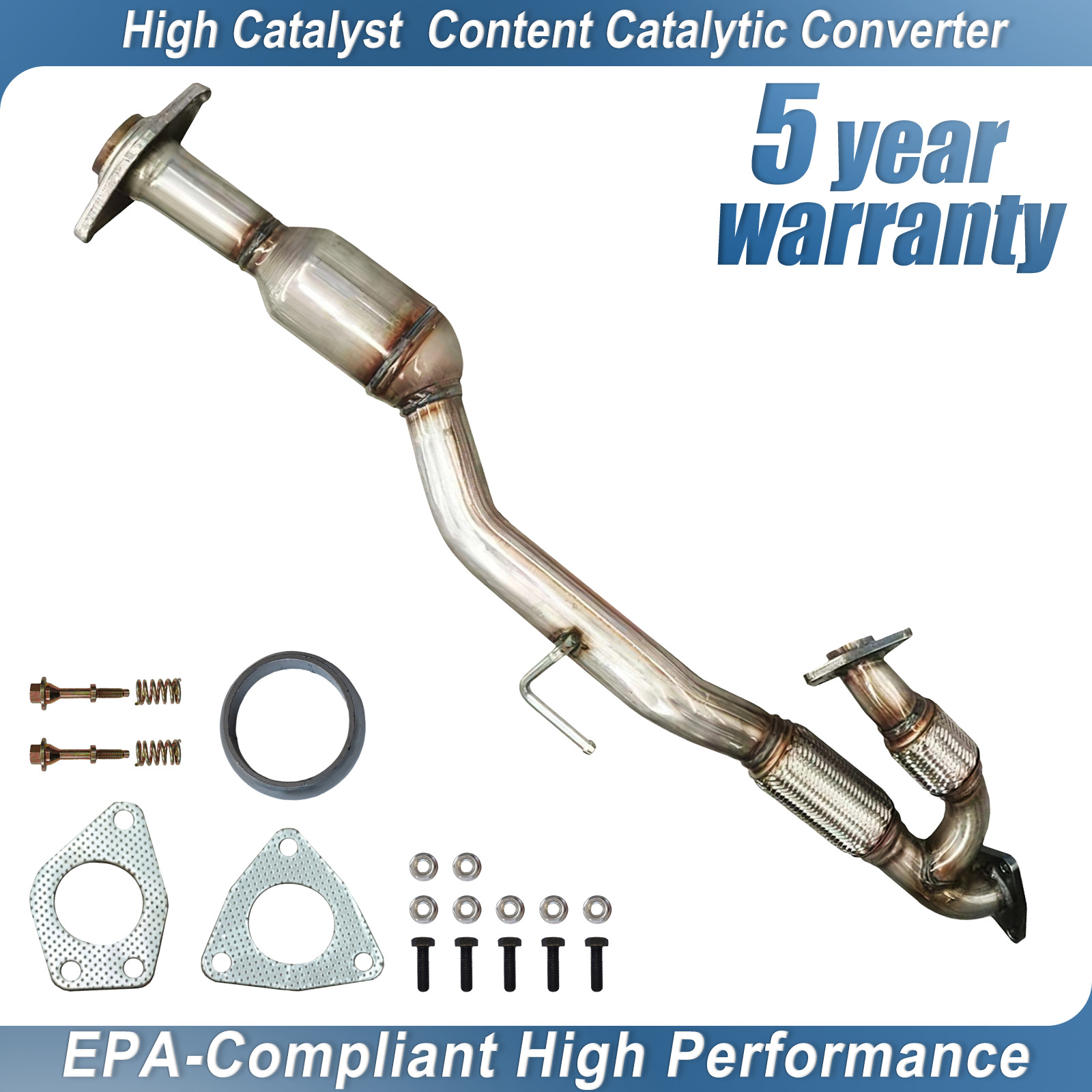 Fits Nissan Pathfinder 3.5L Flex Pipe & Catalytic Converter 2013-2019 15H4118