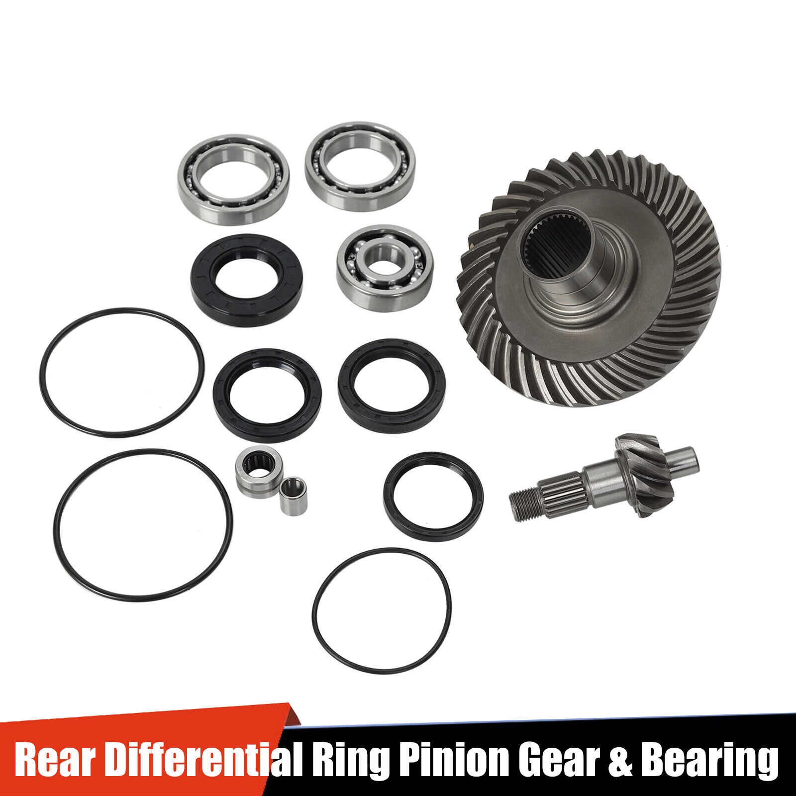 For Honda Fourtrax TRX300FW 88-00 Rear Differential Ring Pinion Gear Bearing Kit