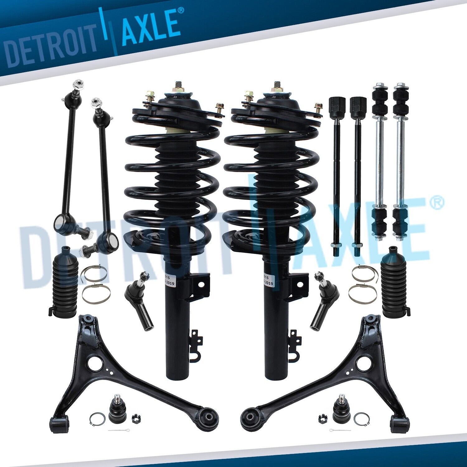 16pc Front Struts Lower Control Arms Kit for 1998-2007 Ford Taurus Mercury Sable
