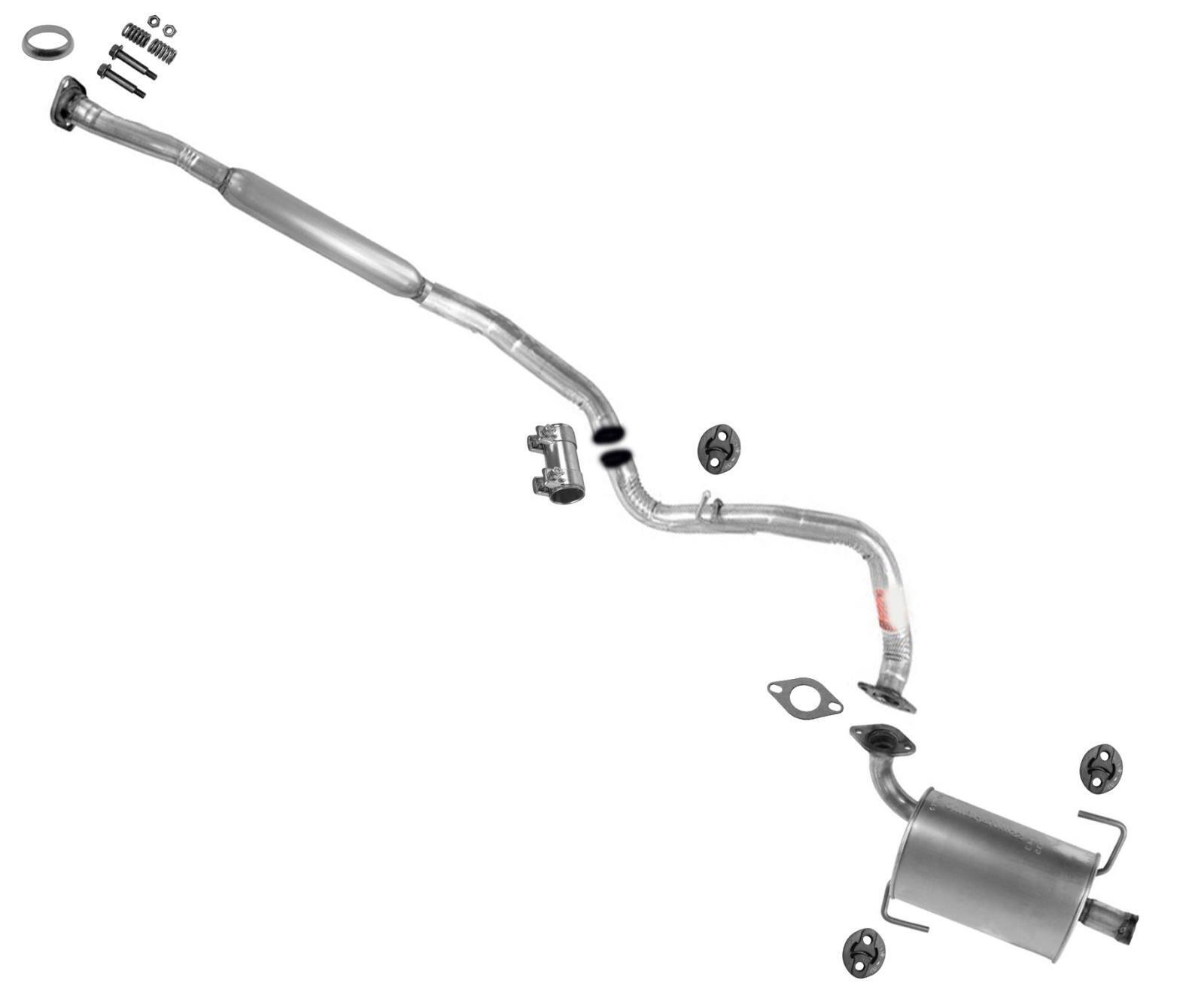 Extension Pipe Resonator Muffler Exhaust System for 2010-2014 Subaru Legacy 2.5