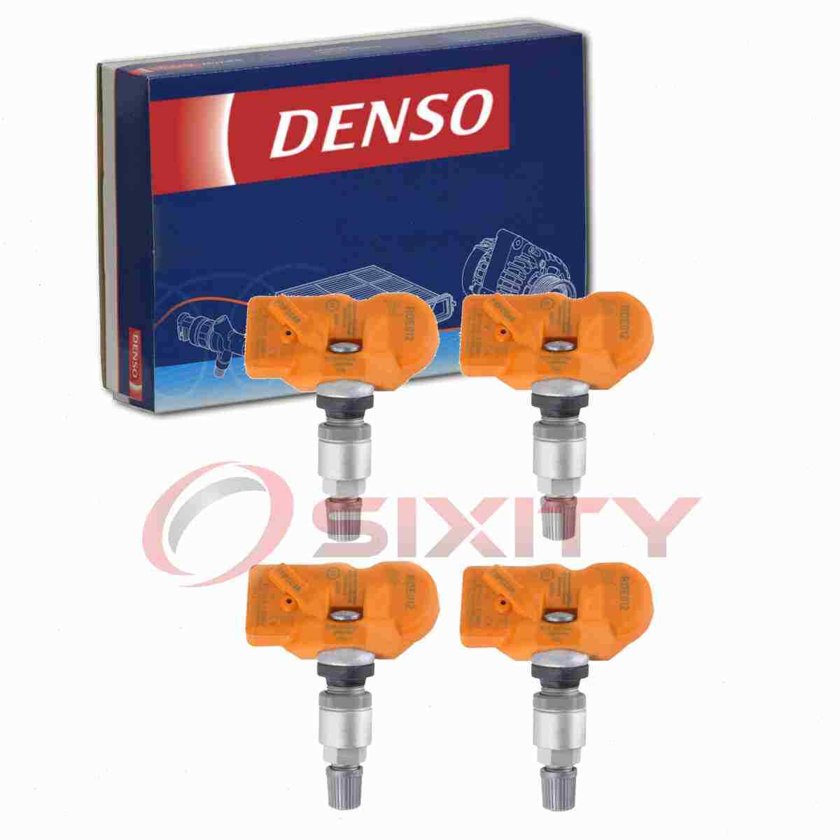 4 pc Denso Tire Pressure Monitoring System Sensors for 2014 BMW 535d Wheel  yb