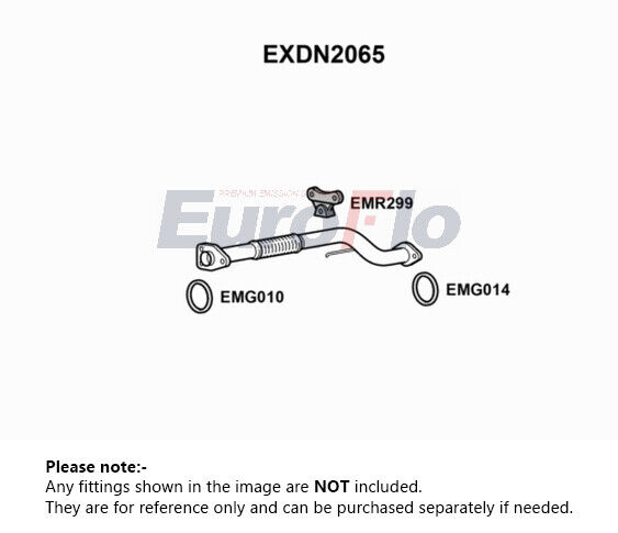 Exhaust Pipe fits NISSAN ALMERA V10 2.2D Front 00 to 06 YD22DDTi EuroFlo Quality