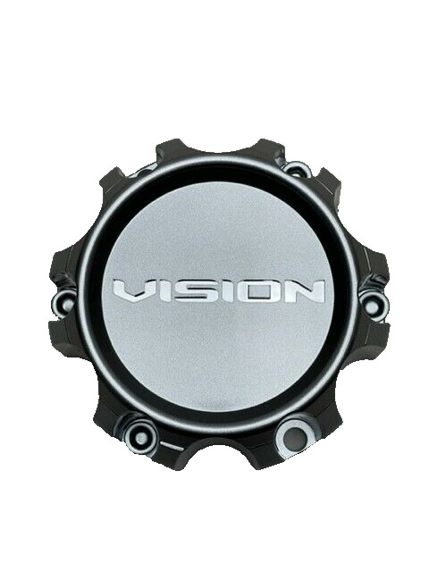 Vision Gun Metal Gray 6 Lug Wheel Center Cap C353GM-6V C353GM-6V-UP